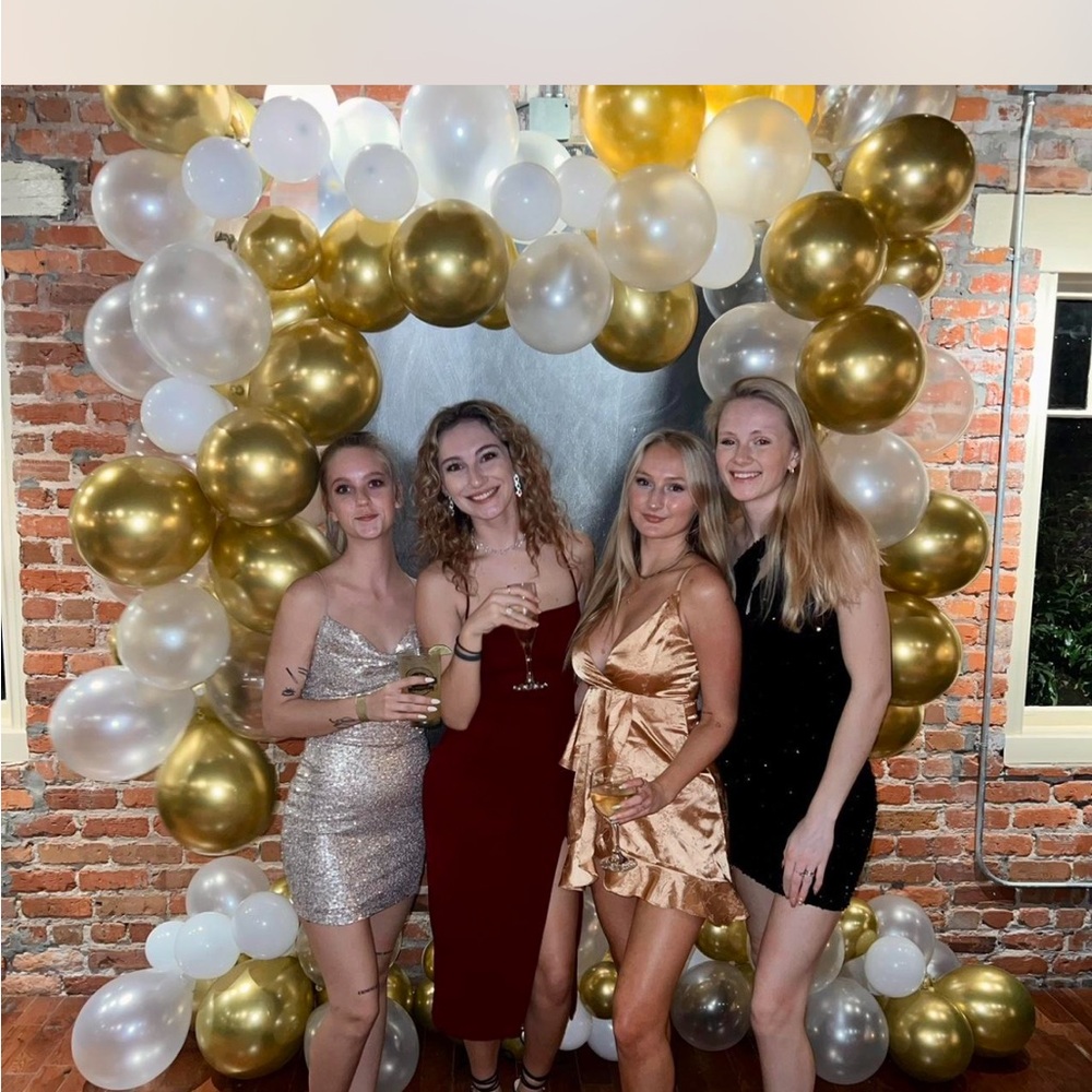 Gold Mini Dress